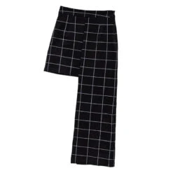 Gothic Avant Garde Grid Irregular Pleated Skirt EG0039 -EgrilDoll Fashion Outlet Store gothic avant garde grid irregular pleated skirt eg0039 487