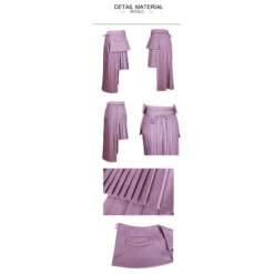 Gothic Avant Garde Irregular Pleated Skirt EG0040 -EgrilDoll Fashion Outlet Store gothic avant garde irregular pleated skirt eg0040 905