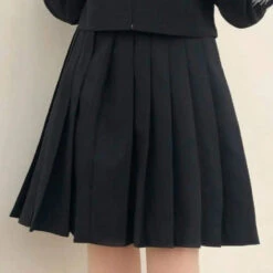 Gothic Black Embroidered JK School Uniform Suit EG15146 -EgrilDoll Fashion Outlet Store gothic black embroidered jk school uniform suit eg15146 silver skirt only s 2 piece set 223