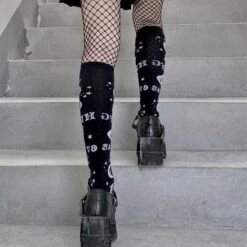 Gothic Black Punk Stockings EG16663 -EgrilDoll Fashion Outlet Store gothic black punk stockings eg16663 309