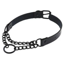 Gothic Black Ring And Chain Choker Necklace (Available In 16 Colors) EG233 -EgrilDoll Fashion Outlet Store gothic black ring and chain choker necklace available in 16 colors eg233 322