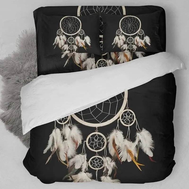 Gothic Bohemian Dream Catcher Black Bedding Set EG0072 1 Gothic Bohemian Dream Catcher Black Bedding Set EG0072