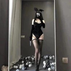 Gothic Bunny Girl Lingerie Set (Available In 3 Colors) EG248 -EgrilDoll Fashion Outlet Store gothic bunny girl lingerie set available in 3 colors eg248 331