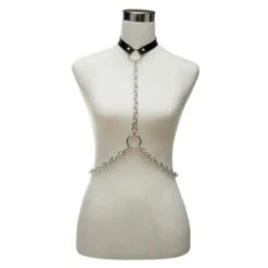 Gothic Chain Waist Body Harness EG0107 -EgrilDoll Fashion Outlet Store gothic chain waist body harness eg0107 black choker 202