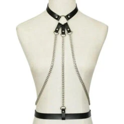 Gothic Choker Chain Waist Harness EG0114