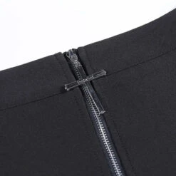 Gothic Cross Zipper Pleated Mini Skirt EG0140 -EgrilDoll Fashion Outlet Store gothic cross zipper pleated mini skirt eg0140 353