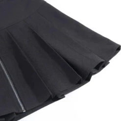 Gothic Cross Zipper Pleated Mini Skirt EG0140 -EgrilDoll Fashion Outlet Store gothic cross zipper pleated mini skirt eg0140 970