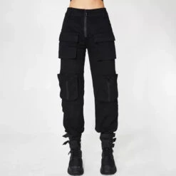 Gothic Cyberpunk Techwear Cargo Pants EG029