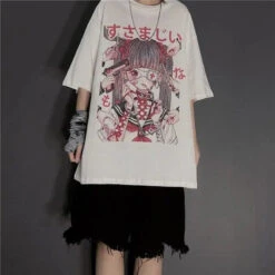 Gothic Dark Yami Kawaii Eyepatch Doll Oversized Shirt EG0160 9 Gothic Dark Yami Kawaii Eyepatch Doll Oversized Shirt EG0160 -EgrilDoll Fashion Outlet Store gothic dark yami kawaii eyepatch doll oversized shirt eg0160 220
