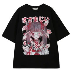 Gothic Dark Yami Kawaii Eyepatch Doll Oversized Shirt EG0160 11 Gothic Dark Yami Kawaii Eyepatch Doll Oversized Shirt EG0160 -EgrilDoll Fashion Outlet Store gothic dark yami kawaii eyepatch doll oversized shirt eg0160 796
