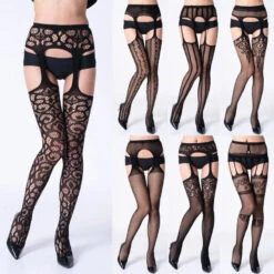 Gothic Embroidery Sexy Stockings Lingerie Pantyhose EG0181