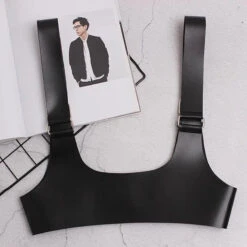 Gothic Faux Leather Triple Buckles Harness EG261 -EgrilDoll Fashion Outlet Store gothic faux leather triple buckles harness eg261 392