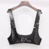 Gothic Faux Leather Triple Buckles Harness EG261