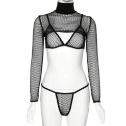 Gothic Fishnet Mesh Bolero Bra Top And Thong Set EG159 6 Gothic Fishnet Mesh Bolero Bra Top And Thong Set EG159 -EgrilDoll Fashion Outlet Store gothic fishnet mesh bolero bra top and thong set eg159 lingerie 140