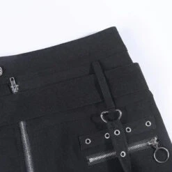 Gothic Grommet Straps Zip Up Pencil Mini Skirt EG0231 -EgrilDoll Fashion Outlet Store gothic grommet straps zip up pencil mini skirt eg0231 267