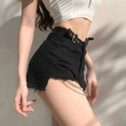 Gothic Grunge Chain Patchwork High Waist Shorts EG0254 7 Gothic Grunge Chain Patchwork High Waist Shorts EG0254 -EgrilDoll Fashion Outlet Store gothic grunge chain patchwork high waist shorts eg0254 840