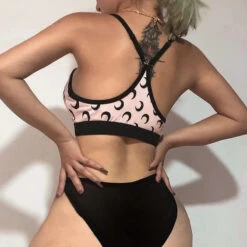 Gothic Grunge Crescent Moon Bra Tank Top EG0261 -EgrilDoll Fashion Outlet Store gothic grunge crescent moon bra tank top eg0261 199