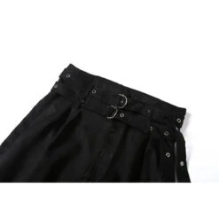 Gothic Grunge Double Belt High Waist Pants EG0269 -EgrilDoll Fashion Outlet Store gothic grunge double belt high waist pants eg0269 454
