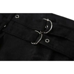Gothic Grunge Double Belt High Waist Pants EG0269 -EgrilDoll Fashion Outlet Store gothic grunge double belt high waist pants eg0269 792