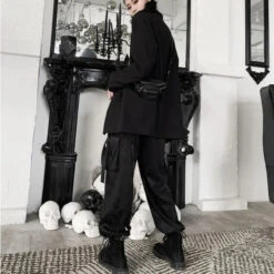 Gothic Grunge Dragon Cargo Jogger Pants EG021 -EgrilDoll Fashion Outlet Store gothic grunge dragon cargo jogger pants eg021 pant 366