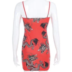 Gothic Grunge Dragon Print Red Bodycon Dress EG0284 24 Gothic Grunge Dragon Print Red Bodycon Dress EG0284 -EgrilDoll Fashion Outlet Store gothic grunge dragon print red bodycon dress eg0284 992