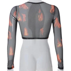 Gothic Grunge Flame Mesh Top EG258 13 Gothic Grunge Flame Mesh Top EG258 -EgrilDoll Fashion Outlet Store gothic grunge flame mesh top eg258 958