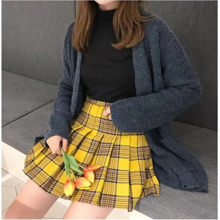 Gothic Grunge Harajuku Pleated Plaid Skirt (S To 5XL) EG0303 2 Gothic Grunge Harajuku Pleated Plaid Skirt (S To 5XL) EG0303 - Image 2
