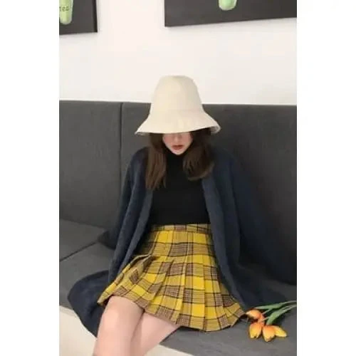 Gothic Grunge Harajuku Pleated Plaid Skirt (S To 5XL) EG0303 8 Gothic Grunge Harajuku Pleated Plaid Skirt (S To 5XL) EG0303 - Image 8