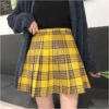 Gothic Grunge Harajuku Pleated Plaid Skirt (S To 5XL) EG0303