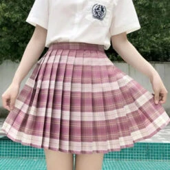 Gothic Grunge Harajuku Schoolgirl High Waist Plaid Mini Skirt (Available In 4 Colors) EG022 -EgrilDoll Fashion Outlet Store gothic grunge harajuku schoolgirl high waist plaid mini skirt available in 4 colors eg022 530