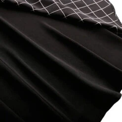 Gothic Grunge Harajuku Solid And Grid Skirt EG0306 -EgrilDoll Fashion Outlet Store gothic grunge harajuku solid and grid skirt eg0306 452