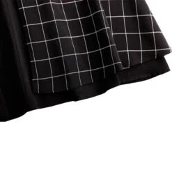Gothic Grunge Harajuku Solid And Grid Skirt EG0306 -EgrilDoll Fashion Outlet Store gothic grunge harajuku solid and grid skirt eg0306 474