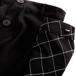 Gothic Grunge Harajuku Solid And Grid Skirt EG0306 -EgrilDoll Fashion Outlet Store gothic grunge harajuku solid and grid skirt eg0306 694