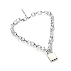 Gothic Grunge Large Padlock Chain Necklace EG0314 6 Gothic Grunge Large Padlock Chain Necklace EG0314 -EgrilDoll Fashion Outlet Store gothic grunge large padlock chain necklace eg0314 611