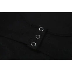 Gothic Grunge Long Sleeve Patchwork Tank Top EG0317 -EgrilDoll Fashion Outlet Store gothic grunge long sleeve patchwork tank top eg0317 258