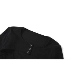 Gothic Grunge Long Sleeve Patchwork Tank Top EG0317 -EgrilDoll Fashion Outlet Store gothic grunge long sleeve patchwork tank top eg0317 477