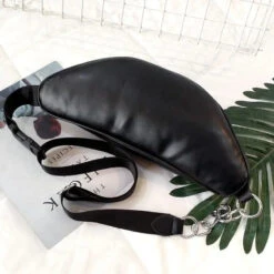 Gothic Grunge PU Leather Chain Fanny Pack Waist Bag EG0336 -EgrilDoll Fashion Outlet Store gothic grunge pu leather chain fanny pack waist bag eg0336 338