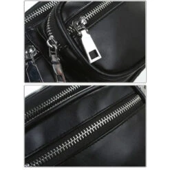 Gothic Grunge PU Leather Chain Fanny Pack Waist Bag EG0336 -EgrilDoll Fashion Outlet Store gothic grunge pu leather chain fanny pack waist bag eg0336 909