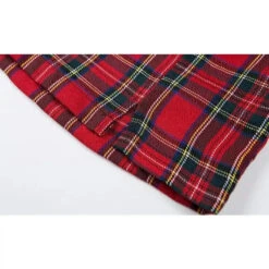 Gothic Grunge Red Black Plaid Pencil Mini Skirt EG0343 -EgrilDoll Fashion Outlet Store gothic grunge red black plaid pencil mini skirt eg0343 859