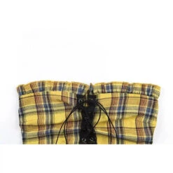 Gothic Grunge Ruffle Plaid Lace Up Tube Top EG045 -EgrilDoll Fashion Outlet Store gothic grunge ruffle plaid lace up tube top eg045 161