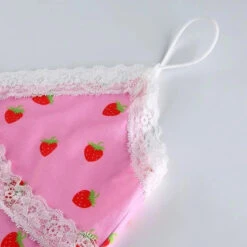 Gothic Grunge Strawberry Print Lace Bodycon Mini Dress EG0363 -EgrilDoll Fashion Outlet Store gothic grunge strawberry print lace bodycon mini dress eg0363 791