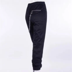 Gothic Grunge Zip Up Chain Jogger Pants EG14722 -EgrilDoll Fashion Outlet Store gothic grunge zip up chain jogger pants eg14722 pant 324