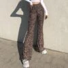 Gothic Harajuku Cadet Kitty Leopard Pants GA079