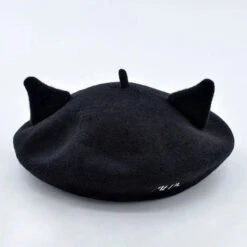Gothic Harajuku Cat Ears Beret Hat EG468