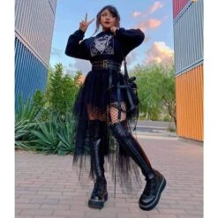 Gothic Harajuku Dark Princess Tulle Skirt EG17001 -EgrilDoll Fashion Outlet Store gothic harajuku dark princess tulle skirt eg17001 178