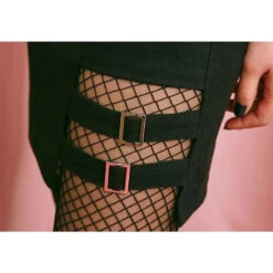 Gothic Harajuku Double Buckle Asymmetrical Mini Skirt EG0391 -EgrilDoll Fashion Outlet Store gothic harajuku double buckle asymmetrical mini skirt eg0391 103