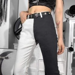 Gothic Harajuku Hands On Me Pants EG513 -EgrilDoll Fashion Outlet Store gothic harajuku hands on me pants eg513 bottoms 310