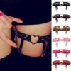 Gothic Harajuku Heart And Spikes Leg Garter Suspender (Available In 8 Colors) EG246