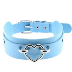 Gothic Harajuku Heart Choker Necklace EG199 -EgrilDoll Fashion Outlet Store gothic harajuku heart choker necklace eg199 light blue 126