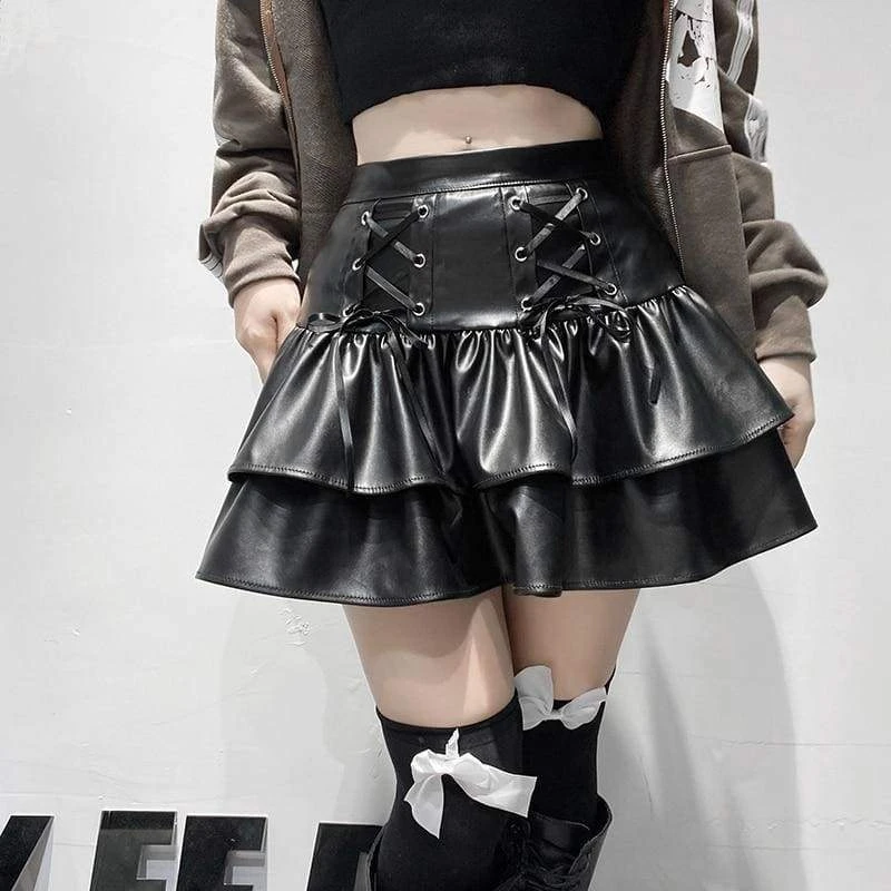Gothic Harajuku I'm In Control Mini Skirt EG16935 2 Gothic Harajuku I'm In Control Mini Skirt EG16935 - Image 2